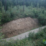 Sesouvající svah v současnosti